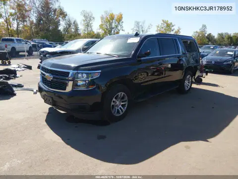 2018 Chevrolet Suburban Lt VIN 1GNSKHKC3JR178952 фото 3