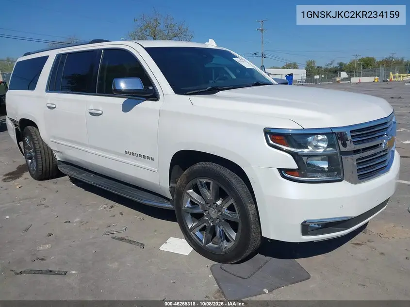 2019 Chevrolet Suburban Premier VIN 1GNSKJKC2KR234159 фото 2
