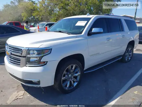 2019 Chevrolet Suburban Premier VIN 1GNSKJKC2KR234159 фото 3
