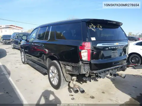 2021 Chevrolet Suburban 4Wd Premier VIN 1GNSKFKD0MR278654 фото 4