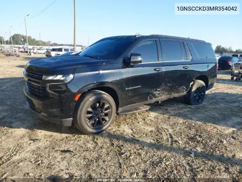 1GNSCCKD3MR354042 — 2021 Chevrolet Suburban, фото 3 с аукциона IAAI, Левый бок