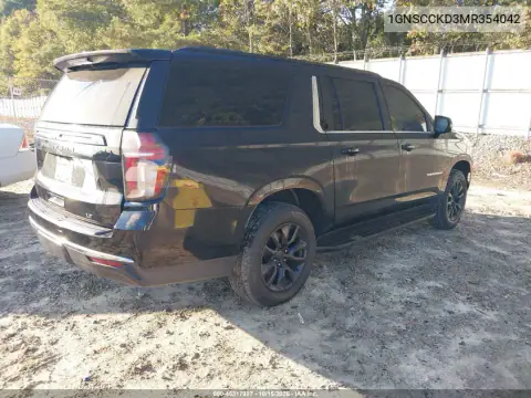 1GNSCCKD3MR354042 — 2021 Chevrolet Suburban, фото 5 с аукциона IAAI, Левый бок