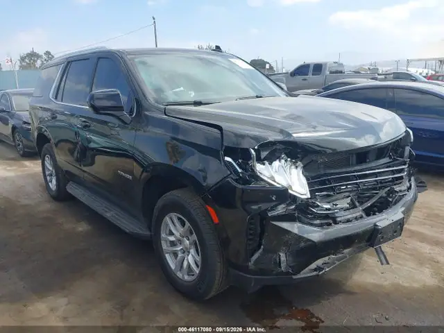 1GNSCNKD0NR252788 — 2022 Chevrolet Tahoe 2WD LT, Передняя часть (Front End), фото до ремонта