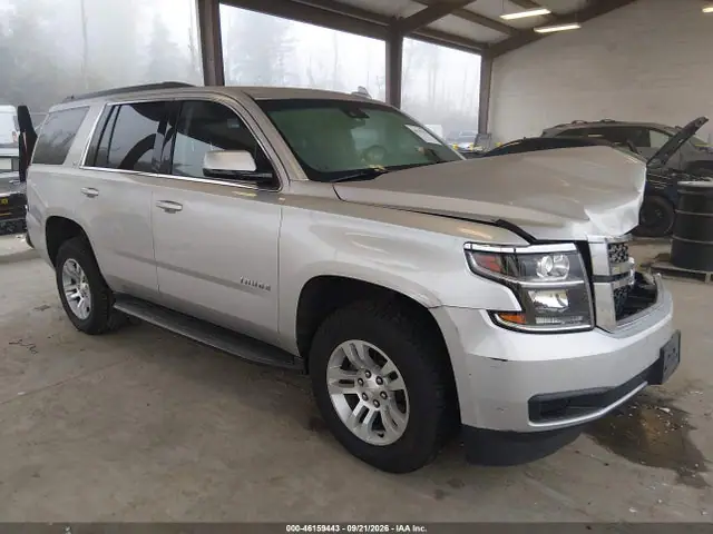 1GNSKBKC5JR390684 — 2018 Chevrolet Tahoe LT, Передняя часть (Front End), фото до ремонта