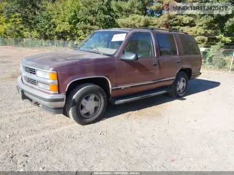 1996 Chevrolet Tahoe K1500 VIN 1GNEK13R3TJ420812 фото 3