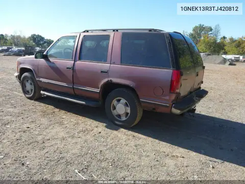 1996 Chevrolet Tahoe K1500 VIN 1GNEK13R3TJ420812 фото 4