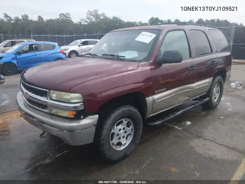 2000 Chevrolet New Tahoe Ls VIN 1GNEK13T0YJ109521 фото 3