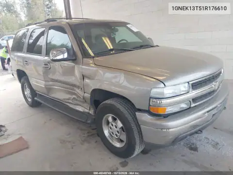 1GNEK13T51R176610 — 2001 Chevrolet Tahoe, Передняя часть, фото до ремонта