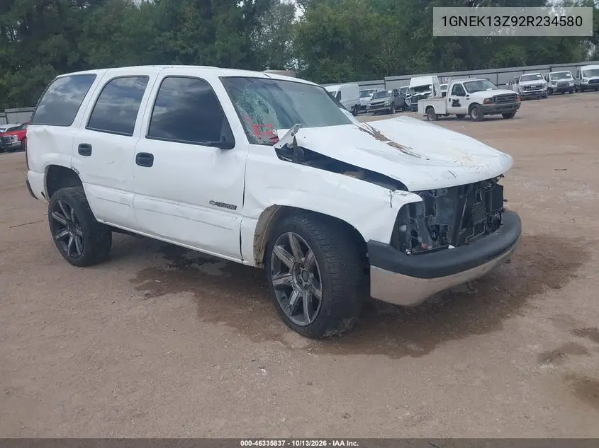 1GNEK13Z92R234580 Chevrolet Tahoe 2002 — повреждение Передняя часть, фото до ремонта