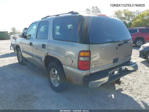 2003 Chevrolet Tahoe Ls VIN 1GNEK13Z93J196820 фото 4