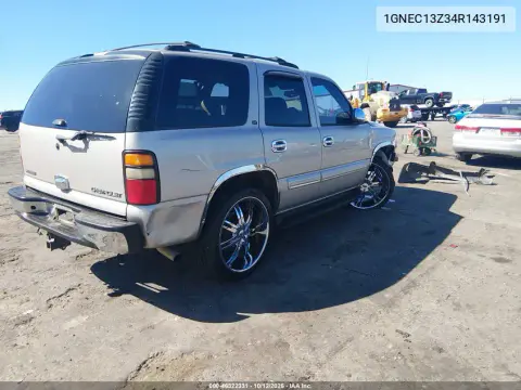 2004 Chevrolet Tahoe Lt VIN 1GNEC13Z34R143191 фото 5