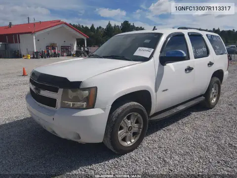 2007 Chevrolet Tahoe Lt VIN 1GNFC13007R113317 фото 2