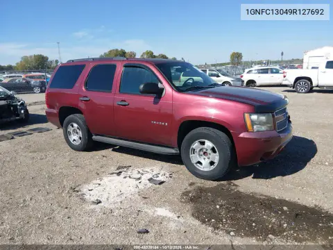 1GNFC13049R127692 — 2009 Chevrolet Tahoe, Передний левый, фото до ремонта