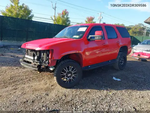 1GNSK2E0XDR309586 — 2013 Chevrolet Tahoe, фото 3 с аукциона IAAI, Передняя часть