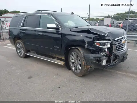1GNSKCKC8FR544592 — 2015 Chevrolet Tahoe, Передняя часть, фото до ремонта