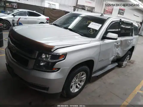 2015 Chevrolet Tahoe Lt VIN 1GNSKBKC4FR245496 фото 3