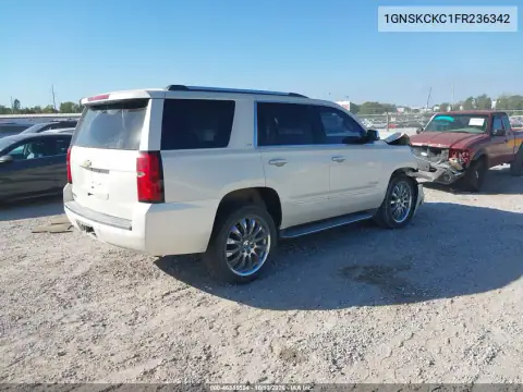 1GNSKCKC1FR236342 — 2015 Chevrolet Tahoe, фото 4 с аукциона IAAI, Передняя часть