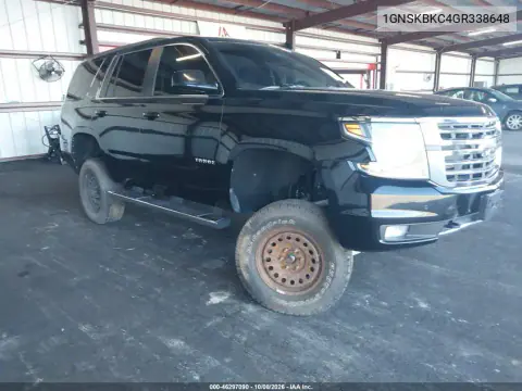2016 Chevrolet Tahoe Lt VIN 1GNSKBKC4GR338648 фото 2