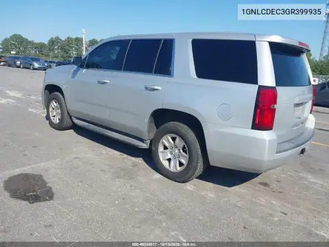 1GNLCDEC3GR399935 — 2016 Chevrolet Tahoe, фото 4 с аукциона IAAI, Естественный износ