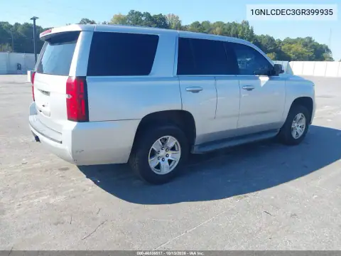 1GNLCDEC3GR399935 — 2016 Chevrolet Tahoe, фото 5 с аукциона IAAI, Естественный износ