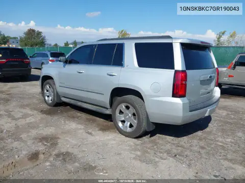 1GNSKBKC7GR190043 — 2016 Chevrolet Tahoe, фото 3 с аукциона IAAI, Пожар салона