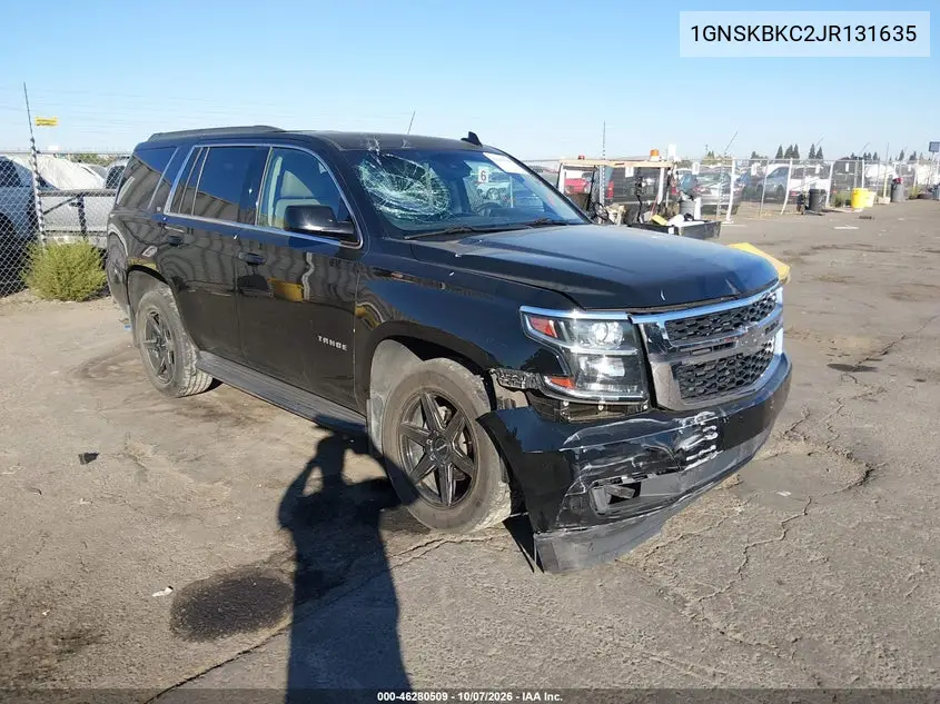 2018 Chevrolet Tahoe Lt VIN 1GNSKBKC2JR131635 фото 2