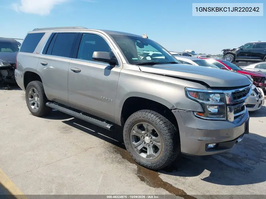 2018 Chevrolet Tahoe Lt VIN 1GNSKBKC1JR220242 фото 2