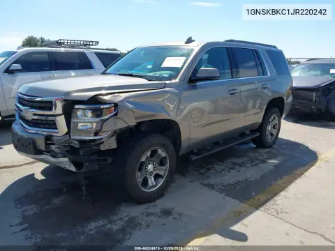 2018 Chevrolet Tahoe Lt VIN 1GNSKBKC1JR220242 фото 3