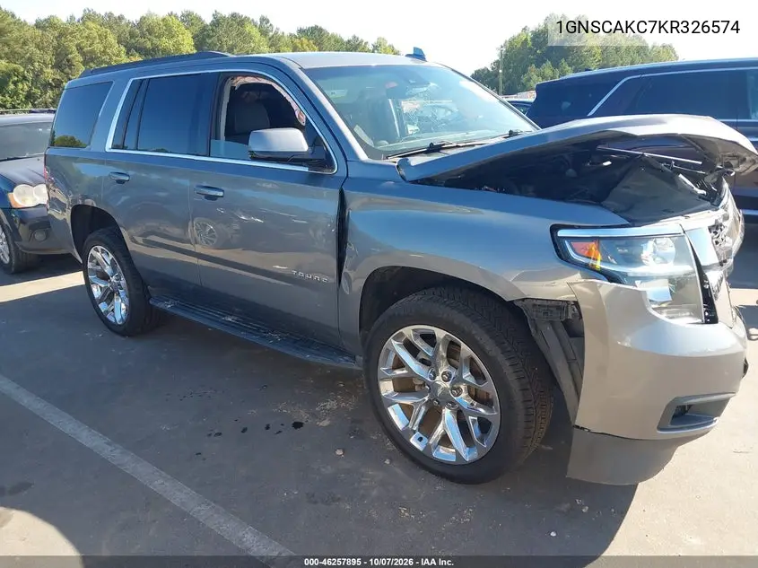2019 Chevrolet Tahoe Ls VIN 1GNSCAKC7KR326574 фото 1