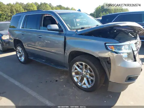 2019 Chevrolet Tahoe Ls VIN 1GNSCAKC7KR326574 фото 1
