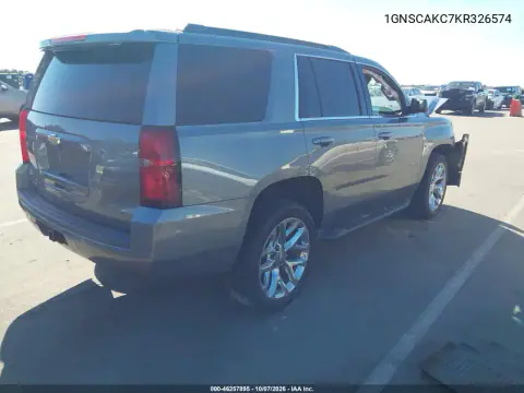 2019 Chevrolet Tahoe Ls VIN 1GNSCAKC7KR326574 фото 4