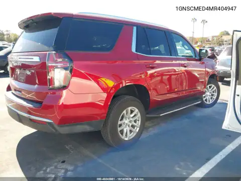 1GNSCMED4MR404947 — 2021 Chevrolet Tahoe, фото 5 с аукциона IAAI, Передняя часть слева