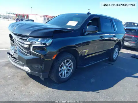 1GNSCNKD3PR353293 — 2023 Chevrolet Tahoe, фото 3 с аукциона IAAI, Передняя часть