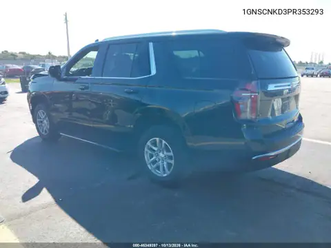 1GNSCNKD3PR353293 — 2023 Chevrolet Tahoe, фото 4 с аукциона IAAI, Передняя часть