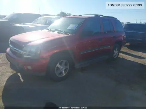 2002 Chevrolet Trailblazer Lt VIN 1GNDS13S022275199 фото 3