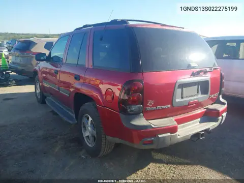 2002 Chevrolet Trailblazer Lt VIN 1GNDS13S022275199 фото 4