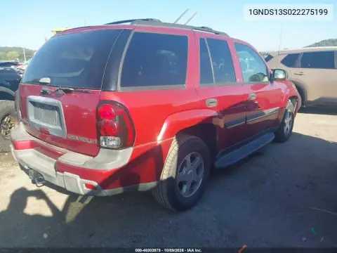 2002 Chevrolet Trailblazer Lt VIN 1GNDS13S022275199 фото 5
