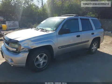 2004 Chevrolet Trailblazer Ls VIN 1GNDT13S642355610 фото 3