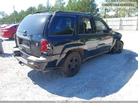 1GNDS13SX42450223 — 2004 Chevrolet TrailBlazer, фото 4 с аукциона IAAI, Передняя часть