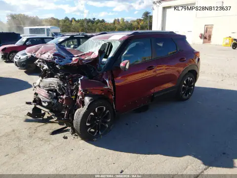 2022 Chevrolet Trailblazer Fwd Lt VIN KL79MPS28NB123637 фото 2