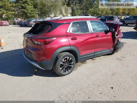 2022 Chevrolet Trailblazer Fwd Lt VIN KL79MPS28NB123637 фото 4
