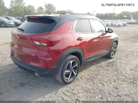 2023 Chevrolet Trailblazer Fwd Rs VIN KL79MTSL0PB115973 фото 4