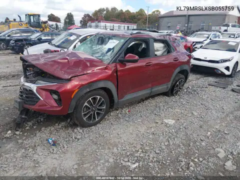 KL79MRSLXSB055759 — 2025 Chevrolet TrailBlazer, фото 2 с аукциона IAAI, Переворот