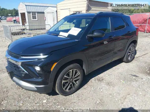 2025 Chevrolet Trailblazer Awd Lt VIN KL79MRSL4SB220947 фото 3