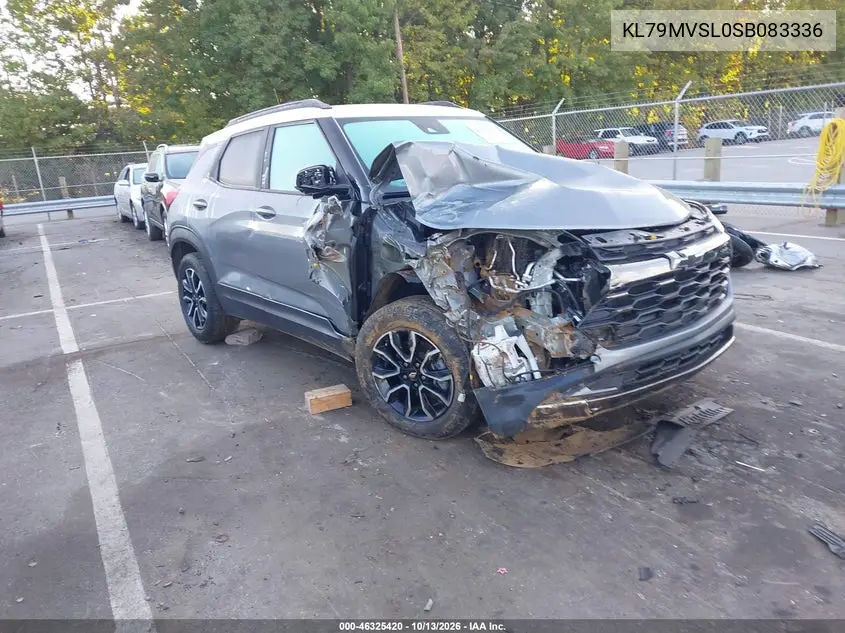 2025 Chevrolet Trailblazer Fwd Activ VIN KL79MVSL0SB083336 фото 1