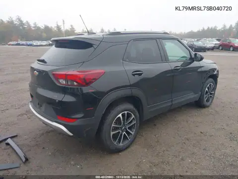 2025 Chevrolet Trailblazer Awd Lt VIN KL79MRSL7SB040720 фото 5