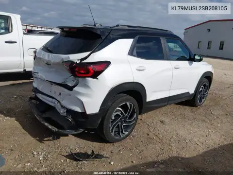 KL79MUSL2SB208105 — 2025 Chevrolet TrailBlazer, фото 5 с аукциона IAAI, Передняя часть