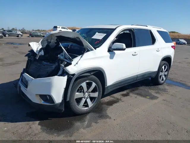 1GNERHKWXJJ203573 — 2018 Chevrolet Traverse 3LT, фото 2 с аукциона IAAI 30.09.2026, Передняя часть