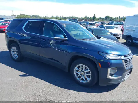 1GNEVLKW6NJ125684 — 2022 Chevrolet Traverse AWD 1FL, Передняя часть слева (Left Front), фото до ремонта