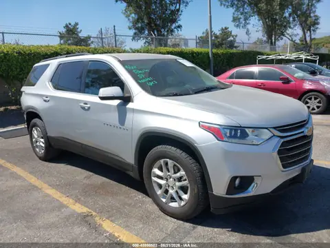1GNERGKWXMJ165700 — 2021 Chevrolet Traverse FWD LT Cloth, Задняя часть (Rear), фото до ремонта